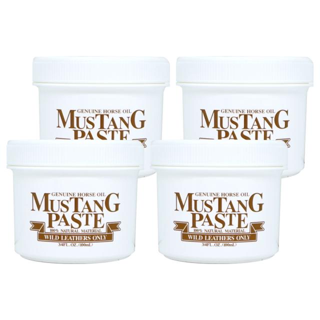 [4個セット]キャプトスタイル マスタングペースト 100ml[レザーケアオイル メンテナンス 革製品 馬油 ホースオイル ][送料無料] (6059137-set4)の通販は