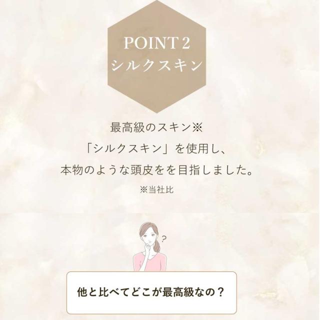 バレないウィッグ]プリシラ BEAUTE 総手植えオールウィッグ エレガント