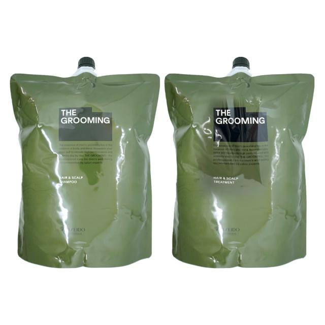 [セット]資生堂ザ・グルーミングシャンプー替1800ml+トリートメント替1800g[レフィル/詰め替え][ヘアシャンプー ヘアトリートメント][送料無料](6059365-set1)
