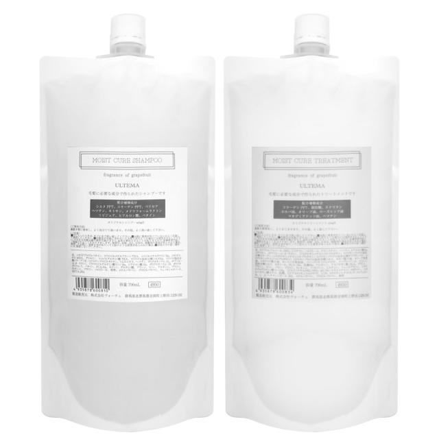 [セット]アルテマ モイストキュアシャンプー 詰替 700ml+トリートメント 詰替 700g [レフィル/詰め替え] ultema [送料無料](6060104-set1)