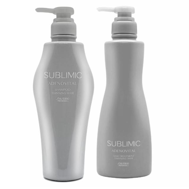 [セット]資生堂 サブリミック アデノバイタル シャンプーh 500ml+ヘアトリートメントh 500g[本体][送料無料] (6067342-set1)_1