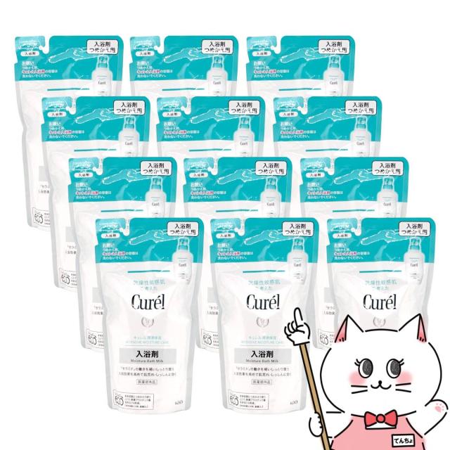 [12個セット]花王 Curel キュレル 潤浸保湿 入浴剤 つめかえ用 360ml [レフィル/詰め替え][送料無料] (6020111-set12) 6,435円