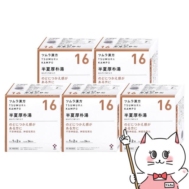 【6周年記念 最大40％還元】【超超祭 最大36％還元】【第2類医薬品】[セット]ツムラ漢方 半夏厚朴湯エキス顆粒 48包 5個セット[ツムラ][送料無料](6045877-set3)_1