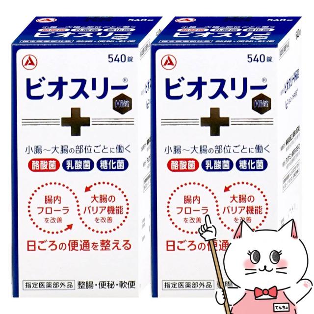 サプリメント ビオスリーHi錠(540錠) 3箱セット