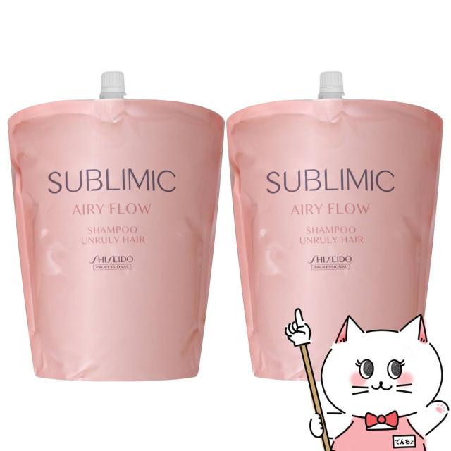 資生堂 エアリーフロー シャンプー＆トリートメントh レフィル1800ml