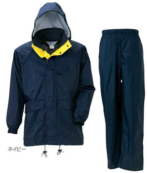 【レインコート/雨合羽/雨具/カッパ】 レインストーリー380 4L（上下セット） 【業務用/作業用/レインウェア】