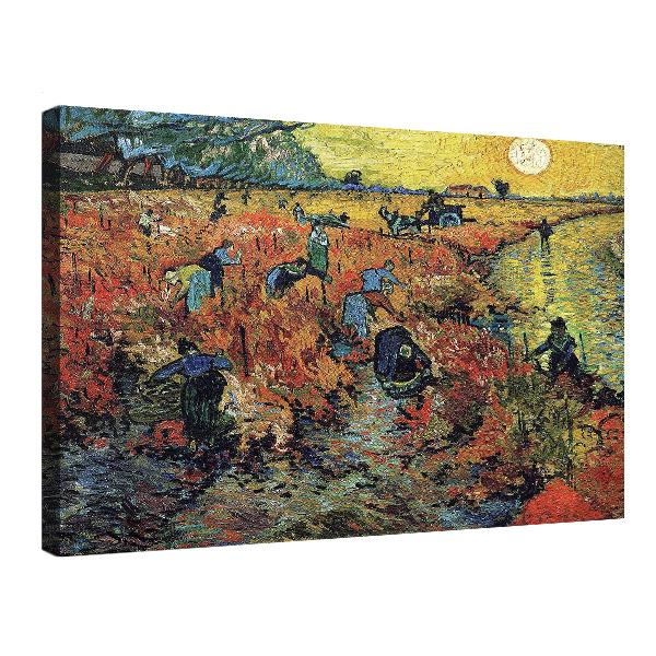 送料無料 数字塗り絵 Diy 油絵 名画 ゴッホ 赤いぶどう園 デジタル油絵 簡単 大人の塗り絵 自由研究 インテリア 絵画 塗り絵セット 40の通販はau Pay マーケット Lulu Closet