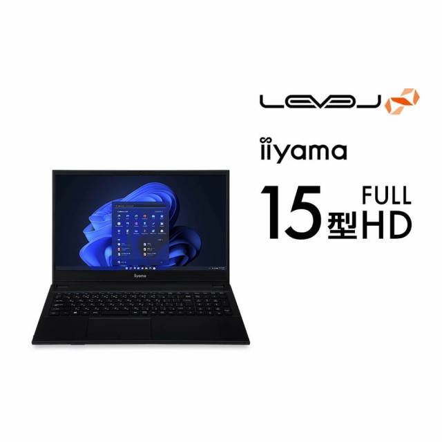 iiyama PC ゲーミングノートPC LEVEL-15FH125-i7-UXSX-M [15.6型フルHD