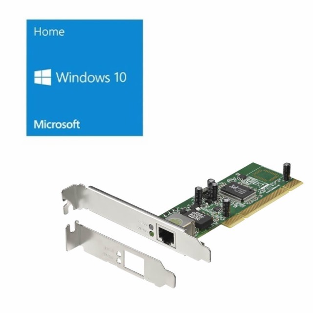 セット商品 Windows 10 Home 64Bit DSP + BUFFALO LGY-PCI-GT バンドル