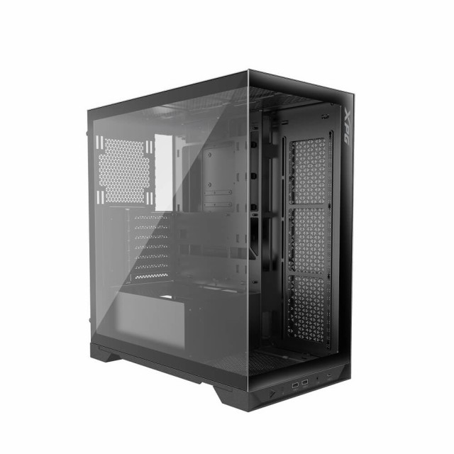 ADATA XPG INVADER X ブラック INVADERXMTWOF-BKCWW ピラーレスミドルタワーケース ブラックの通販は