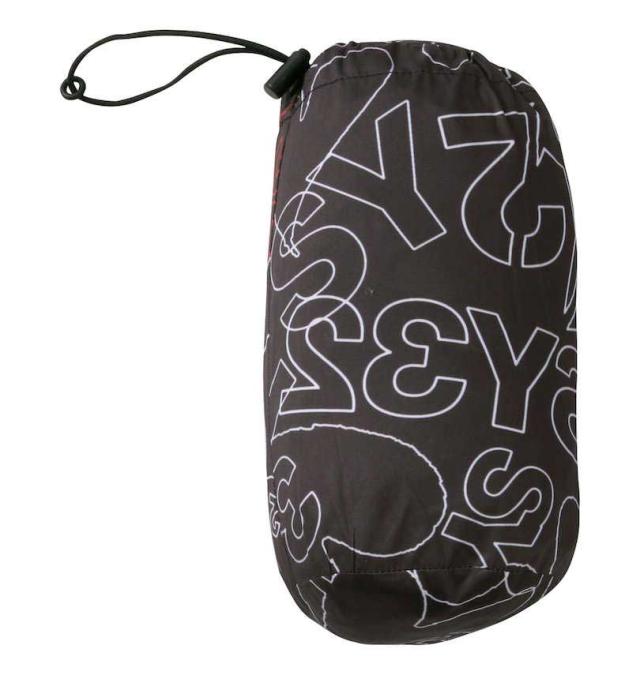 大きいサイズ SY32 by SWEET YEARS プリント ウインドブレーカー ブラック 3L 4L 5L 6L/1273-3346-2-200