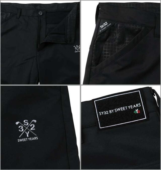 大きいサイズ SY32 by SWEET YEARS ゴルフ ストレッチツイルパンツ