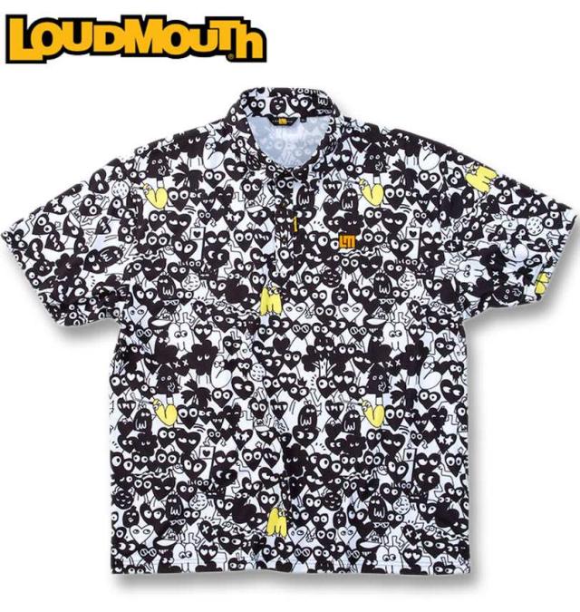 ‪‪❤︎‬‪‪❤︎‬ページ✨️S 大きいサイズ LOUDMOUTH プレミアム 鹿の子 総柄 半袖シャツ