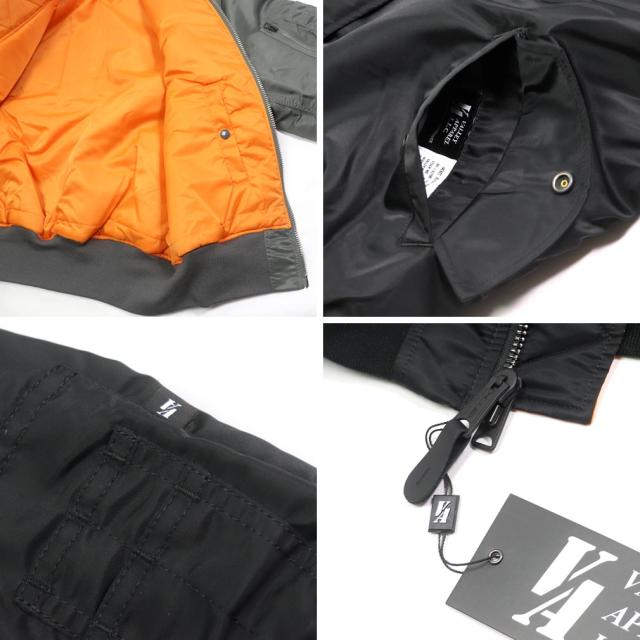 途轍も無い大きさ VALLEY APPAREL バレイアパレル MA-1 飛翔 上衣 3L 4L 5L/OW-VA1001