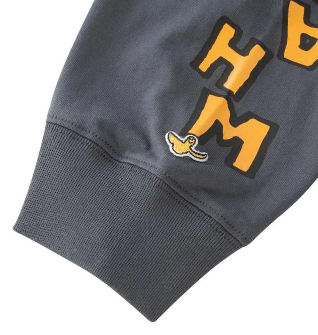 大きいサイズ (What it isNt) 半袖T×長袖T レイヤードTシャツ アンサンブル ブラック×チャコール 3L 4L 5L 6L 8L/1278-4695-2-105