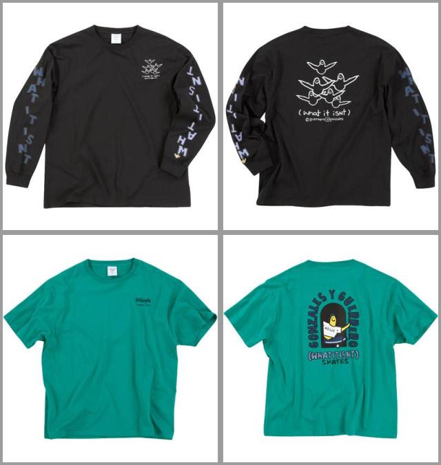 大きいサイズ (What it isNt) 半袖T×長袖T レイヤードTシャツ アンサンブル エメラルド×ブラック 3L 4L 5L 6L 8L/1278-4695-3-105