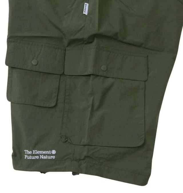 大きいサイズ ELEMENT SHODカーゴハーフパンツ フォレストナイト 3L 4L 5L 6L/1274-3270-3-108