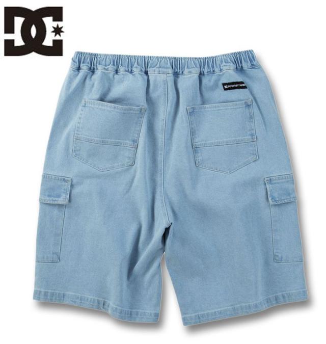 大きいサイズ DCSHOES 25 WIDE CARGO デニム ハーフパンツ ライトインディゴデニム 3L 4L 5L 6L/1274-5235-1-108