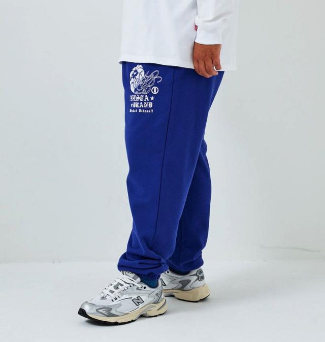 大きいサイズ NESTA BRAND 裏毛 スウェットパンツ ロイヤルブルー 3L 4L 5L 6L 8L/1274-5335-1-108
