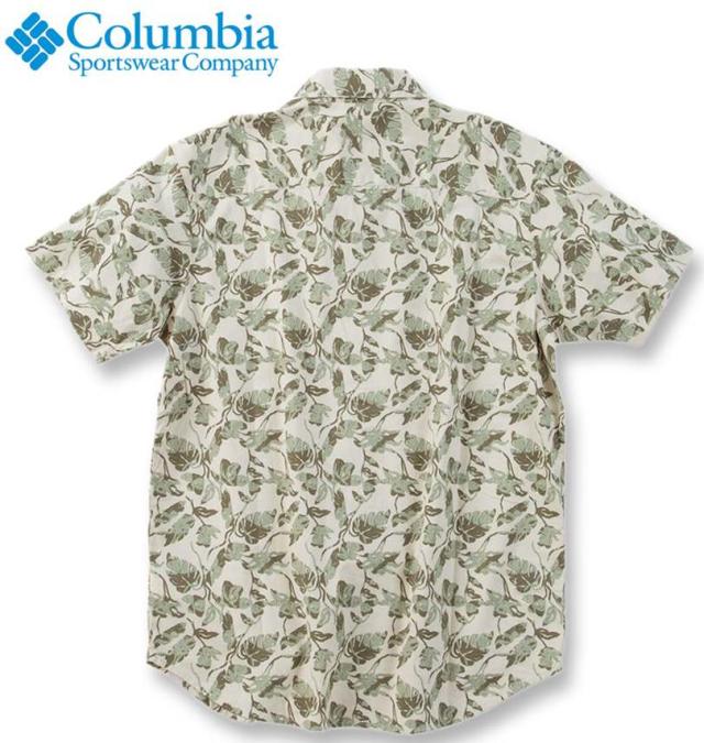 大きいサイズ Columbia ラピッドリバー プリンテッド 半袖シャツ ダークストーンパイン 1X 2X 3X 4X 5X 6X/1277-5210-1-108