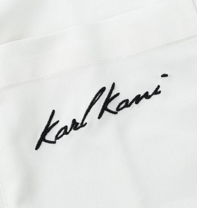 大きいサイズ KARL KANI 半袖シャツ ホワイト 3L 4L 5L 6L 8L/1277-5240-1-108