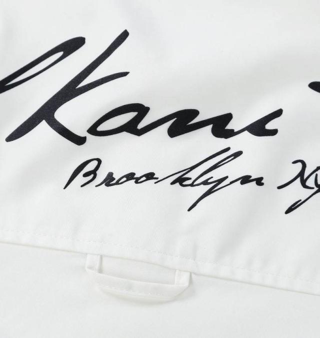 大きいサイズ KARL KANI 半袖シャツ ホワイト 3L 4L 5L 6L 8L/1277-5240-1-108