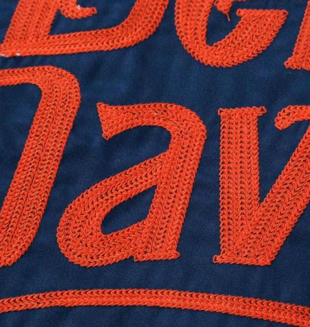 大きいサイズ BEN DAVIS エンブロイダリー ワーク 半袖シャツ ネイビー 3L 4L 5L 6L/1277-5270-1-108