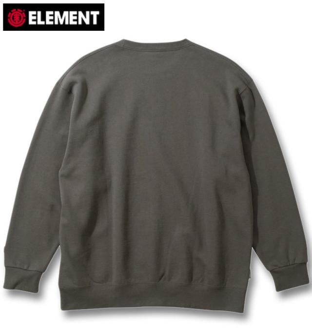 大きいサイズ ELEMENT FOR LIFE クルー スウェット グレー 3L 4L 5L 6L/1278-4616-1-108