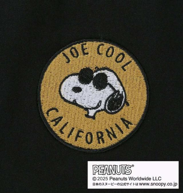 大きいサイズ FLAGSTAFF×PEANUTS スヌーピーコラボ 半袖 Tシャツ ブラック 3L 4L 5L 6L 8L/1278-5228-2-108