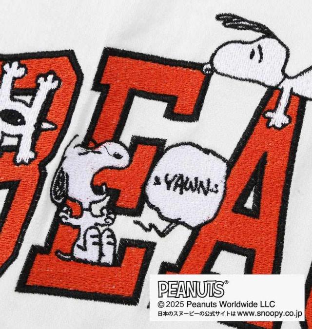 大きいサイズ FLAGSTAFF×PEANUTS スヌーピーコラボ 半袖 Tシャツ ホワイト 3L 4L 5L 6L/1278-5595-1-108