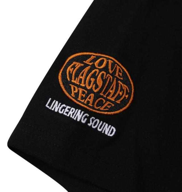 大きいサイズ FLAGSTAFF×PEANUTS スヌーピーコラボ 半袖 Tシャツ ブラック 3L 4L 5L 6L/1278-5595-2-108