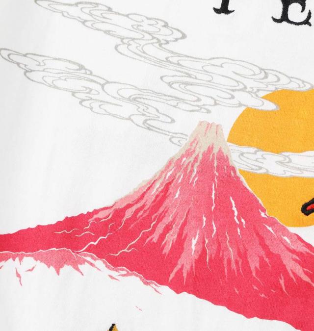 大きいサイズ 絡繰魂×PEANUTS スヌーピーコラボ半袖Tシャツ ホワイト 3L 4L 5L 6L/1278-5597-1-108