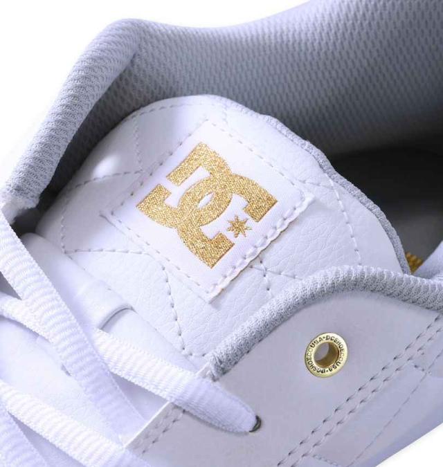 大きいサイズ DCSHOES スニーカー (ALLIANCE SE SN) ホワイト×ゴールド 29cm 30cm 31cm 32cm/1240-4302-1-110
