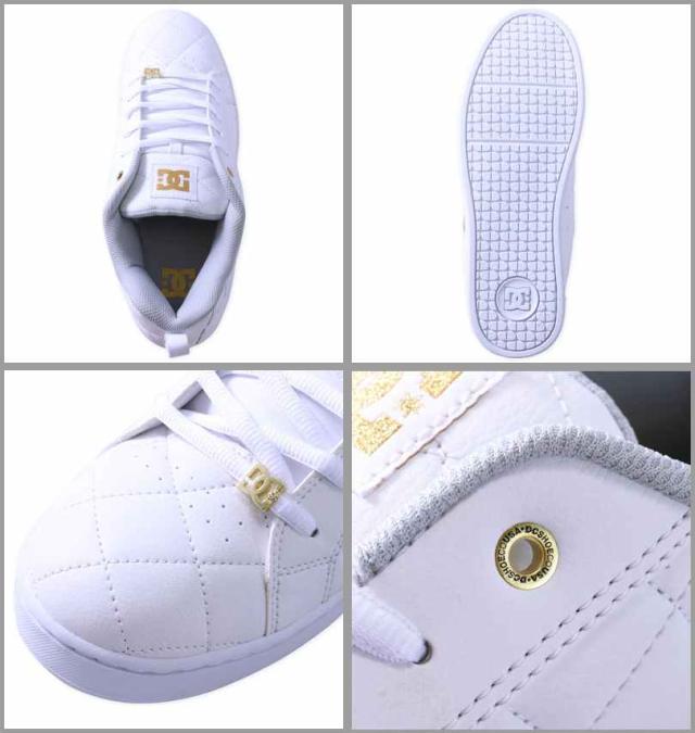 大きいサイズ DCSHOES スニーカー (ALLIANCE SE SN) ホワイト×ゴールド 29cm 30cm 31cm 32cm/1240-4302-1-110