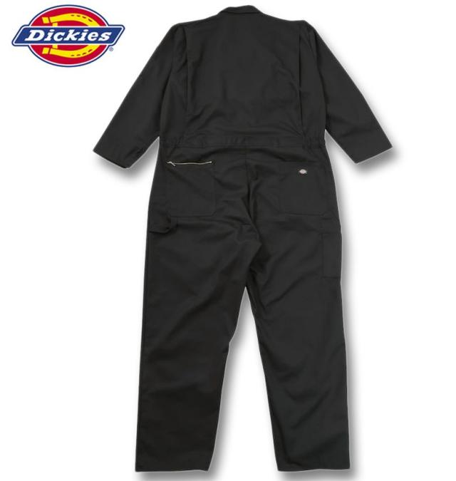 大きいサイズ DICKIES 48799 長袖 カバーオール つなぎ ブラック 2XL 3XL 4XL/1274-4301-2-110
