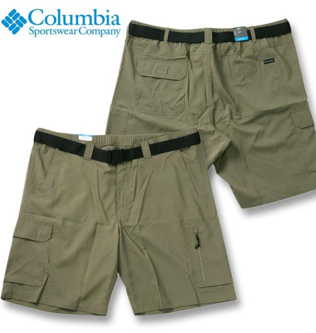 大きいサイズ Columbia コロンビア シルバーリッジ ユーティリティ カーゴショーツ ストーングリーン 42 44 46 48 50 52/1274-6205-1-110