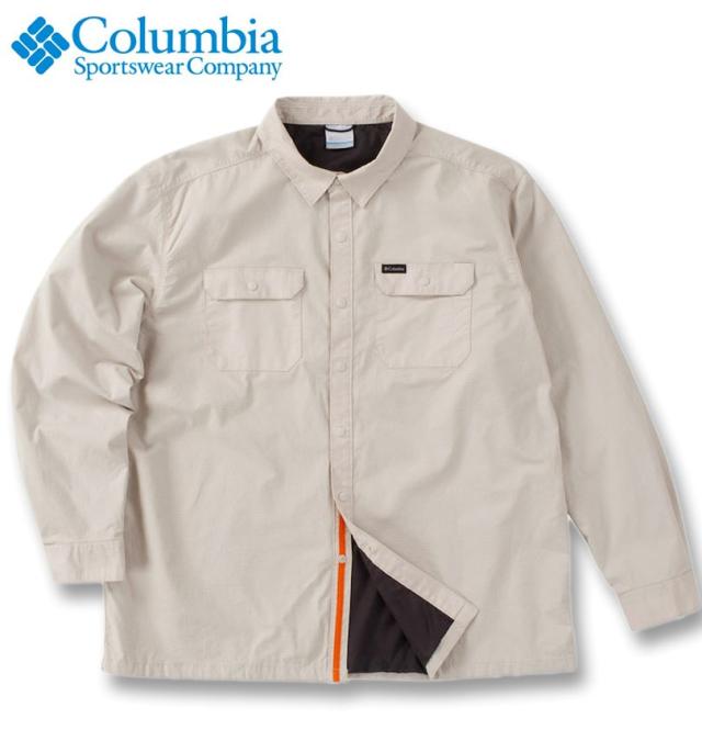 大きいサイズ Columbia ランドロマーラインド 長袖シャツ ダークストーン 1X 2X 3X 4X 5X 6X/1277-4350-1-110