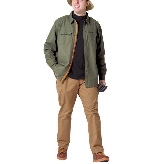 大きいサイズ Columbia ランドロマーラインド 長袖シャツ ストーングリーン 1X 2X 3X 4X 5X 6X/1277-4350-2-110