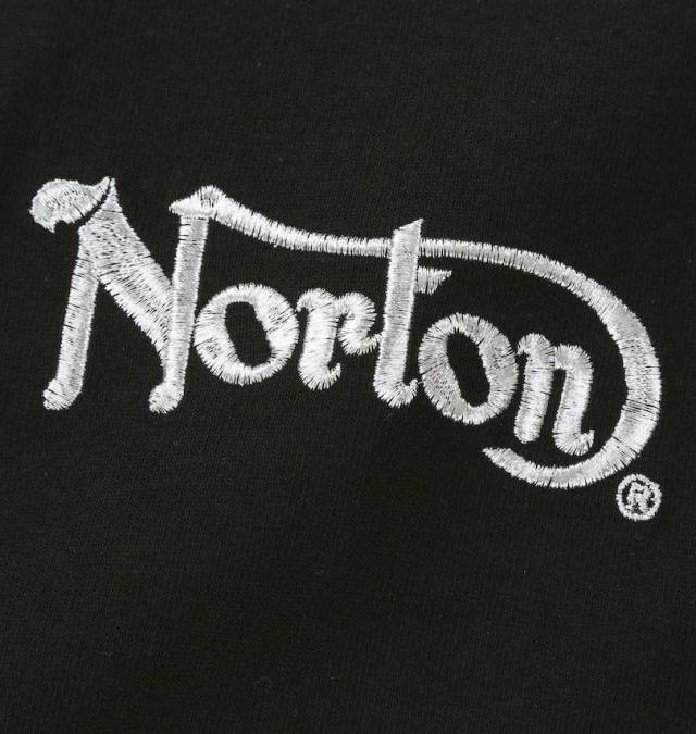 大きいサイズ Norton ノートン 半袖 ポロシャツ ブラック×シルバー 3L 4L 5L 6L 8L/1278-5504-2-110
