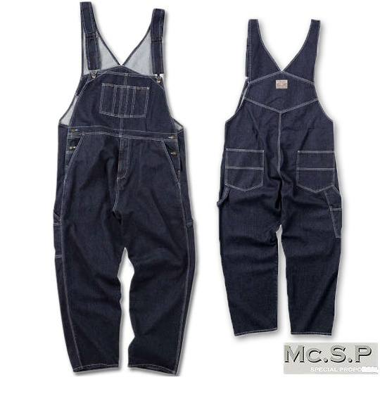大きいサイズ Mc.S.P デニムオーバーオール 3L 4L 5L 6L 8L/1154-5301-2-118