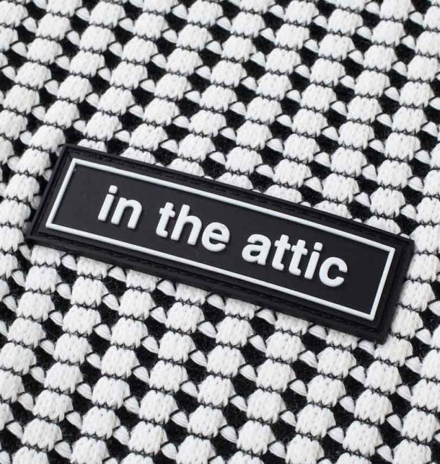 大きいサイズ in the attic ビッグワッフル 切替 フルジップ パーカー ホワイト 3L 4L 5L 6L/1258-4372-1-118