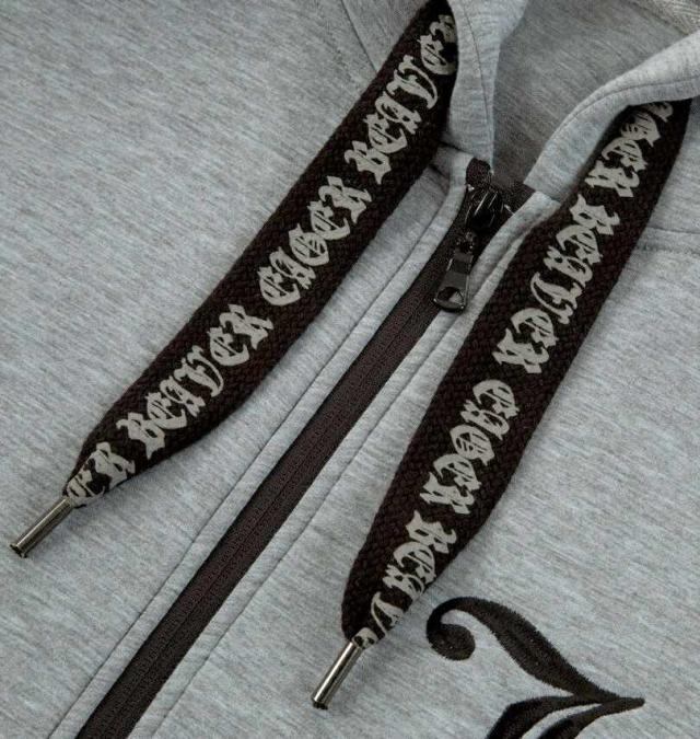 大きいサイズ in the attic ダイバーボンディング フルジップ パーカー モクグレー 3L 4L 5L 6L/1258-5363-1-118