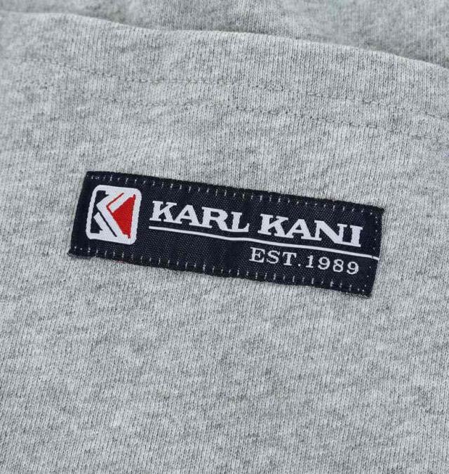 大きいサイズ KARL KANI 裏毛 スウェットパンツ ミックスグレー 3L 4L 5L 6L 8L/1274-5340-1-118