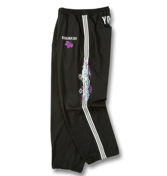 大きいサイズ YOIDORE 酒愛好家 トラックパンツ ブラック 3L 4L 5L 6L/1274-5390-2-118