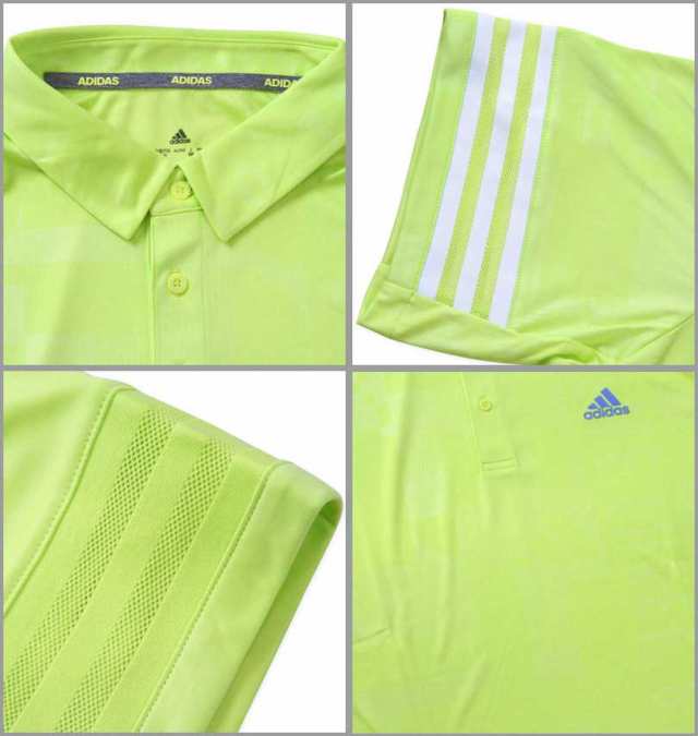 大きいサイズ adidas golf アディダスゴルフ エンボスプリント半袖B.D