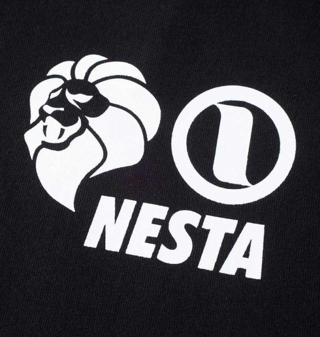 大きいサイズ NESTA BRAND 裏毛 フルジップ パーカー ブラック 3L 4L 5L 6L 8L/1278-4366-2-118