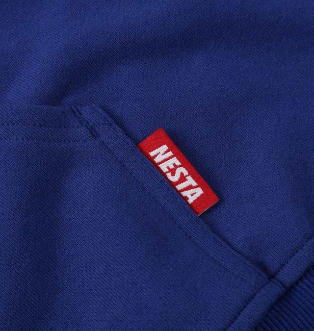 大きいサイズ NESTA BRAND 裏毛 フルジップ パーカー ロイヤルブルー 3L 4L 5L 6L 8L/1278-5356-1-118