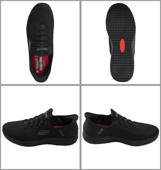 大きいサイズ SKECHERS ワークシューズ SLIP-INS WORK SUMMITSSR COLSIN ブラック 30cm 31cm 32cm/1240-5365-1-119