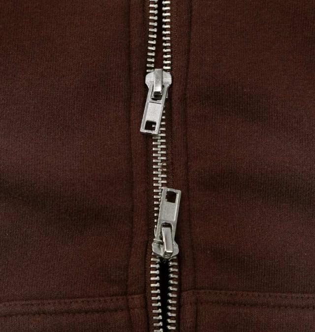 大きいサイズ SEQUENZ パウダースプレー ブリーチ加工 フルジップ パーカー ブラウン 3L 4L 5L 6L/1258-5385-1-120