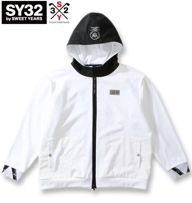 SY32 by SWEET YEARS 長袖 フルジップブルゾン ジップアップ